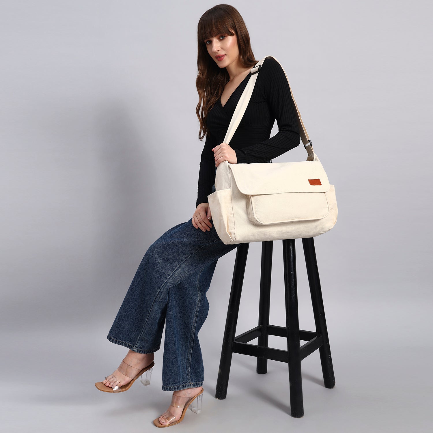 White Boxy Bag