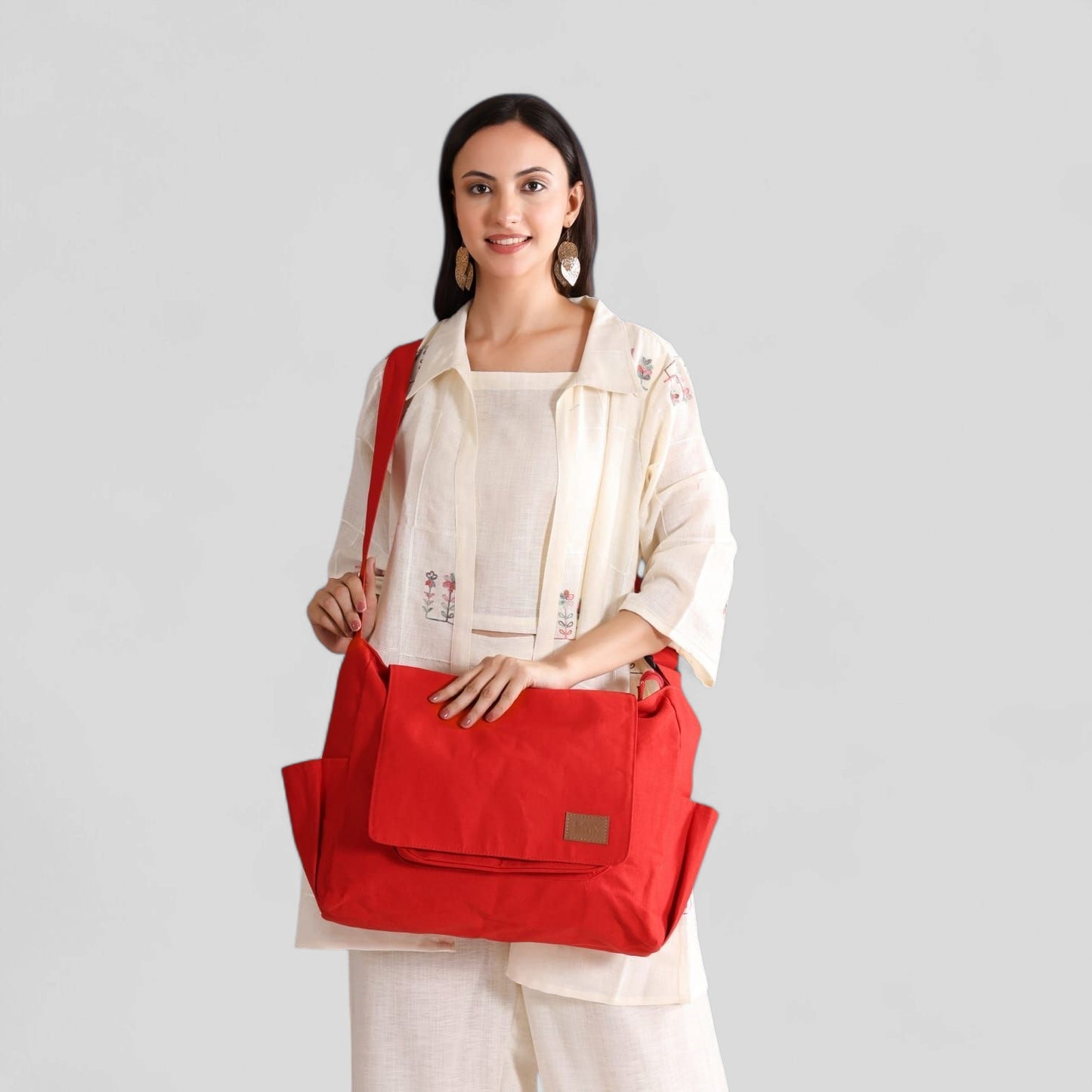Red Boxy Bag