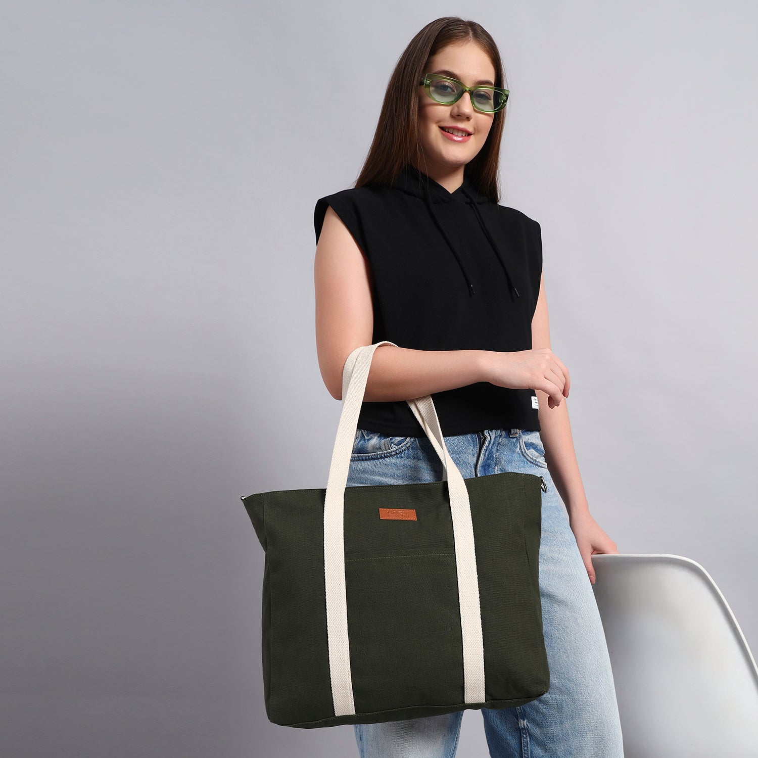 OLIVE TOTE BAG