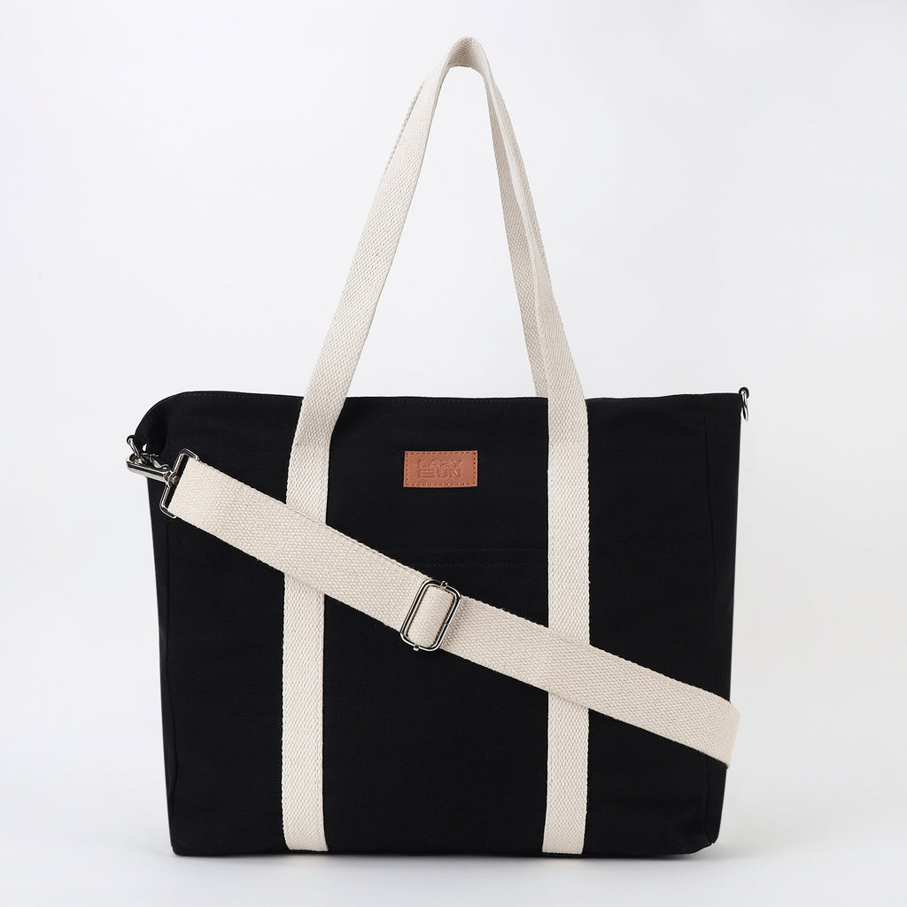 BLACK TOTE BAG