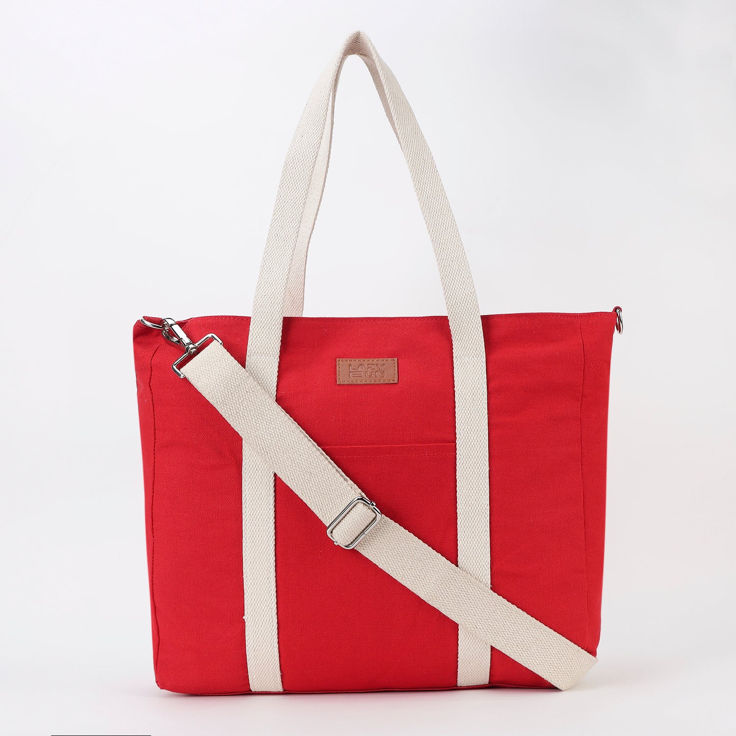 RED TOTE BAG