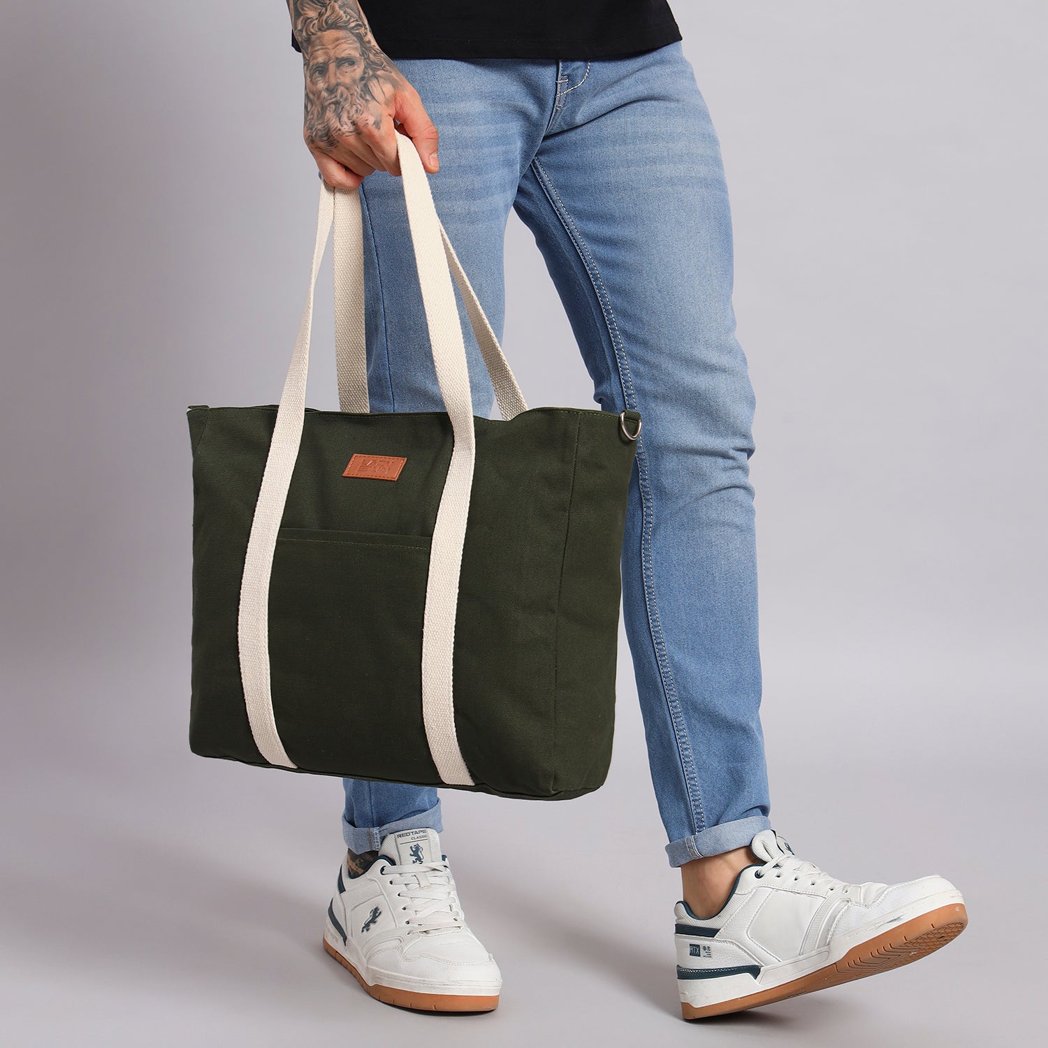 OLIVE TOTE BAG
