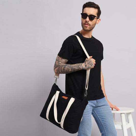 BLACK TOTE BAG
