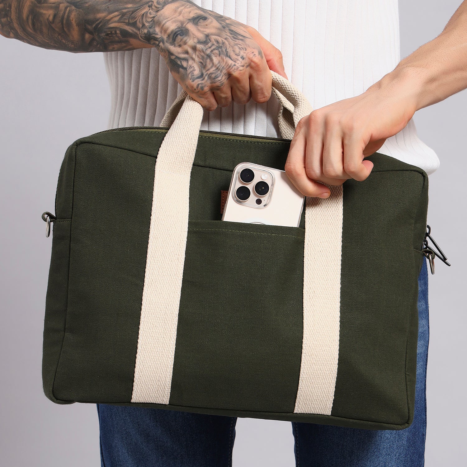 OLIVE BUSINESS BAG
