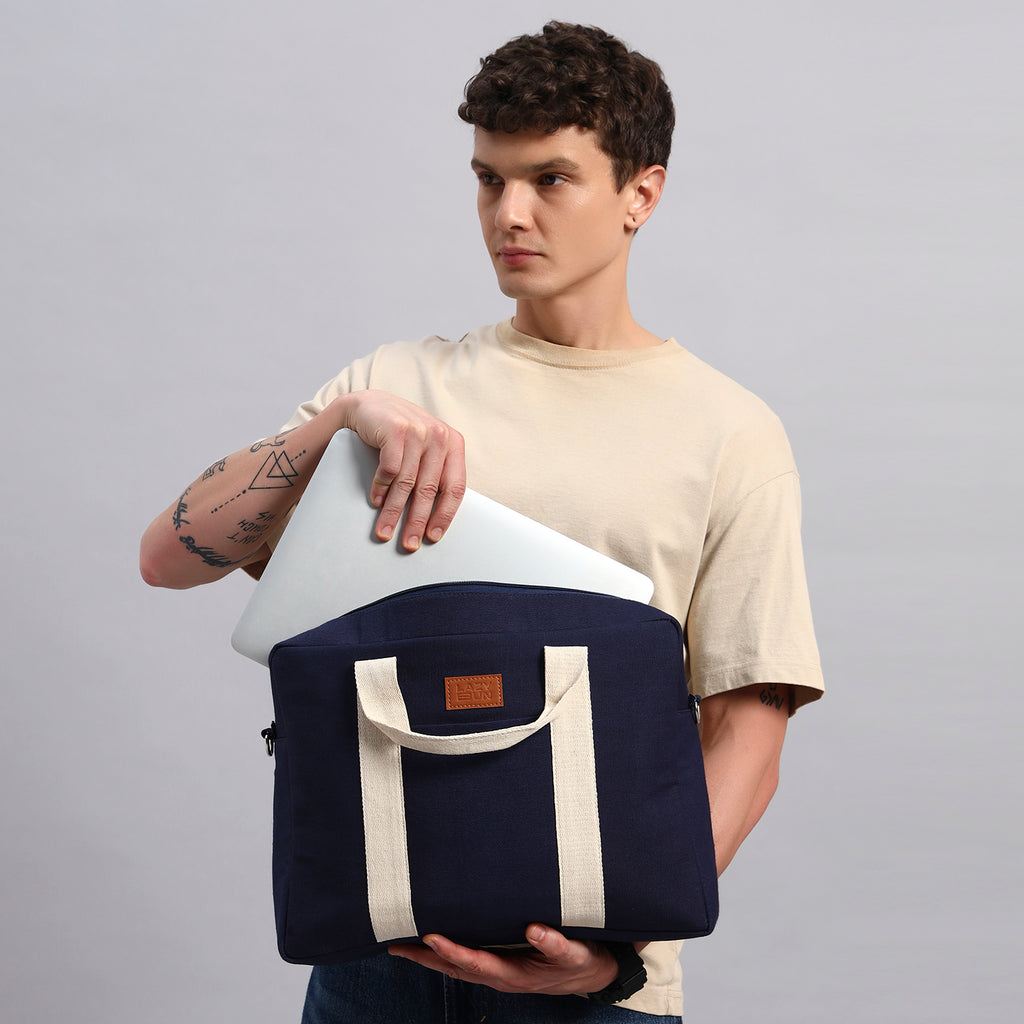 NAVY BLUE BUSINESS BAG
