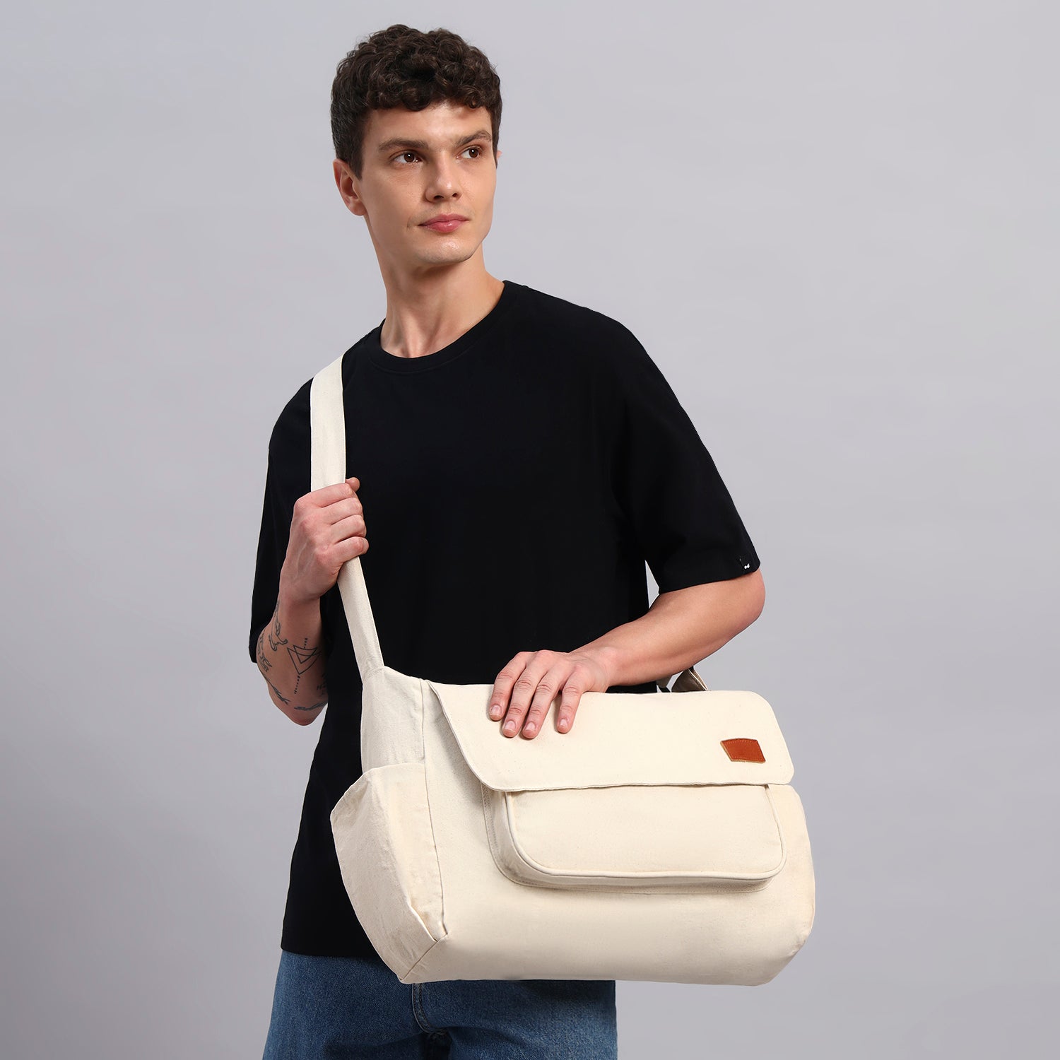 White Boxy Bag