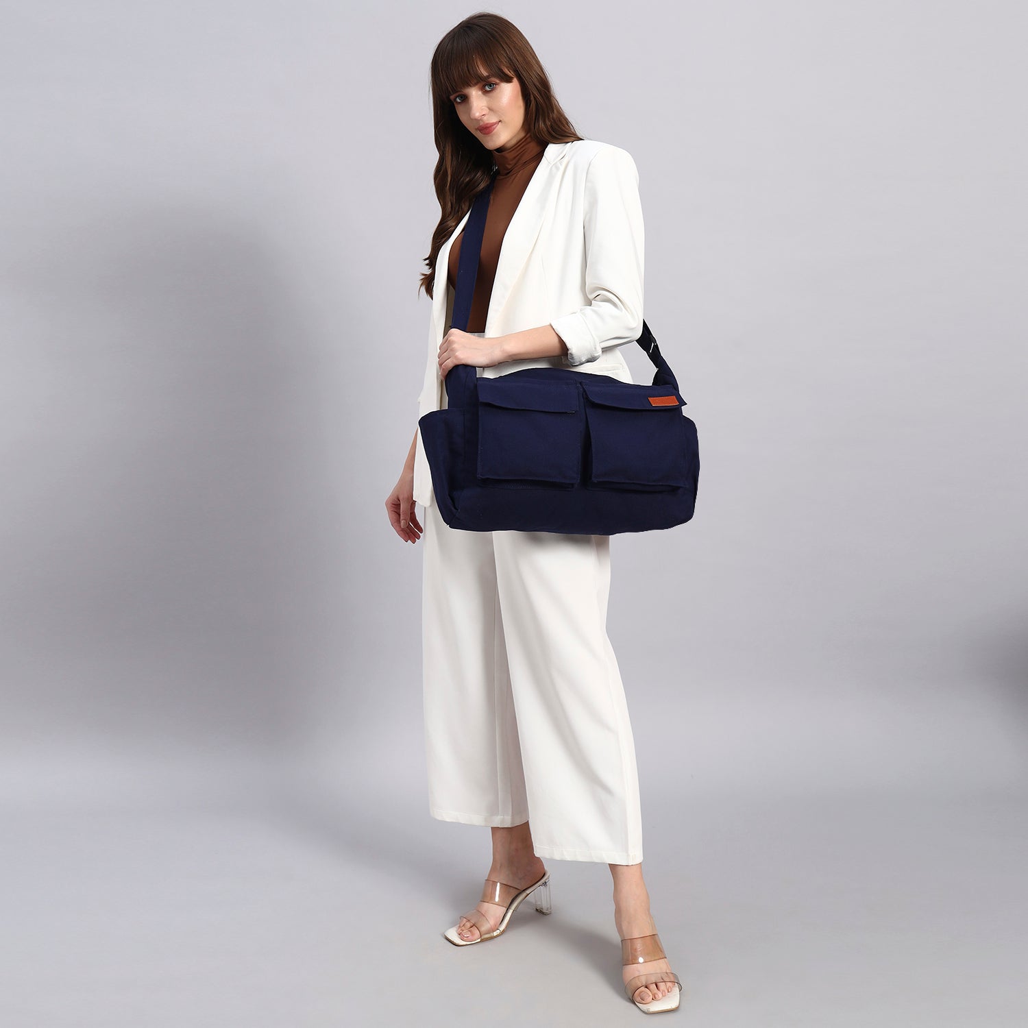 Navy Blue Cargo Bag