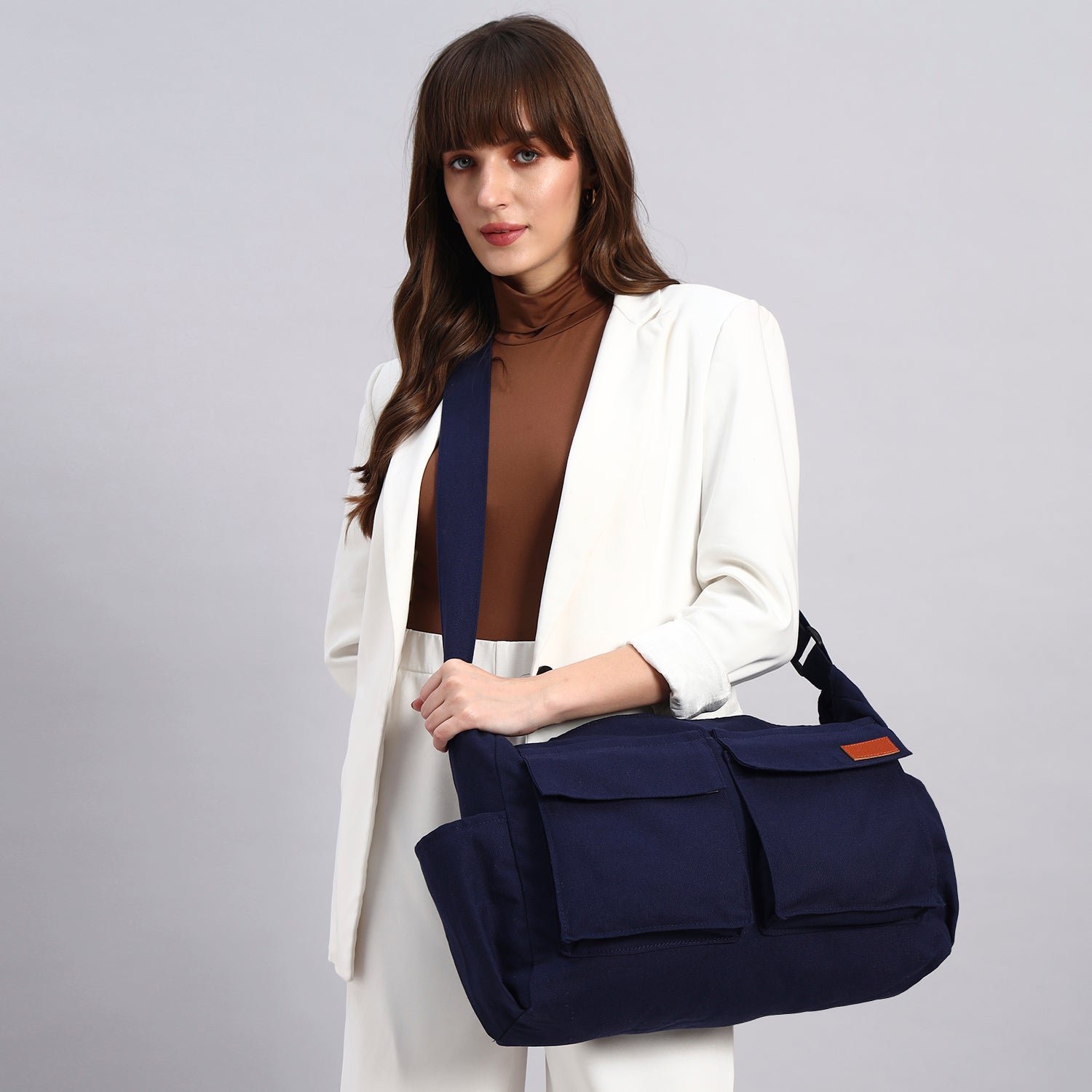 Navy Blue Cargo Bag