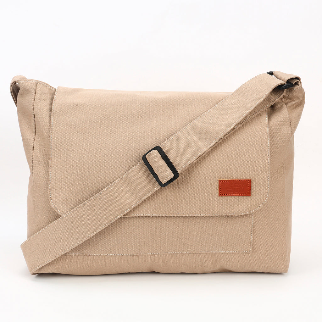 Beige Messenger Bag