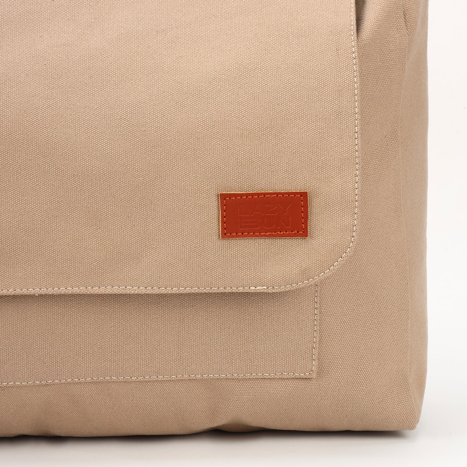 Beige Messenger Bag