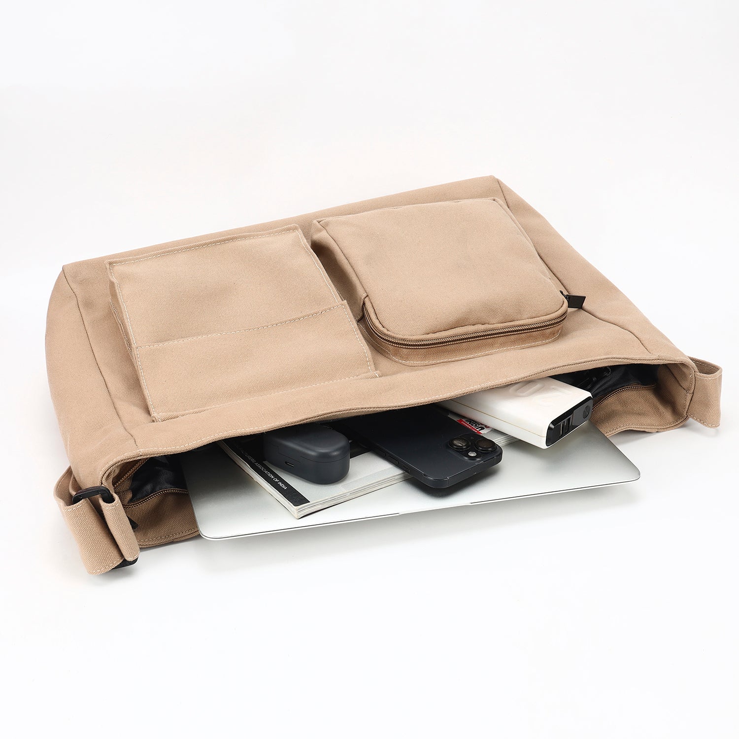 Beige Letter Bag