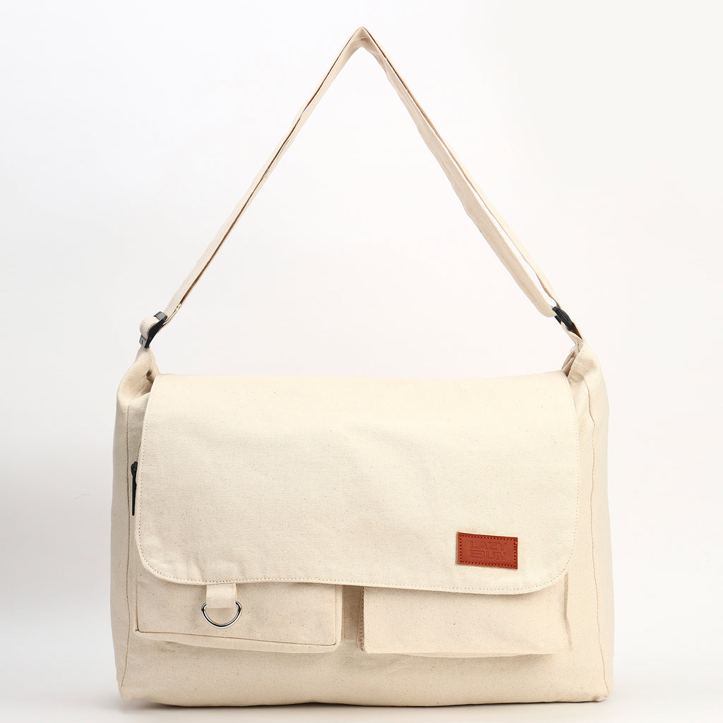 White Letter Bag