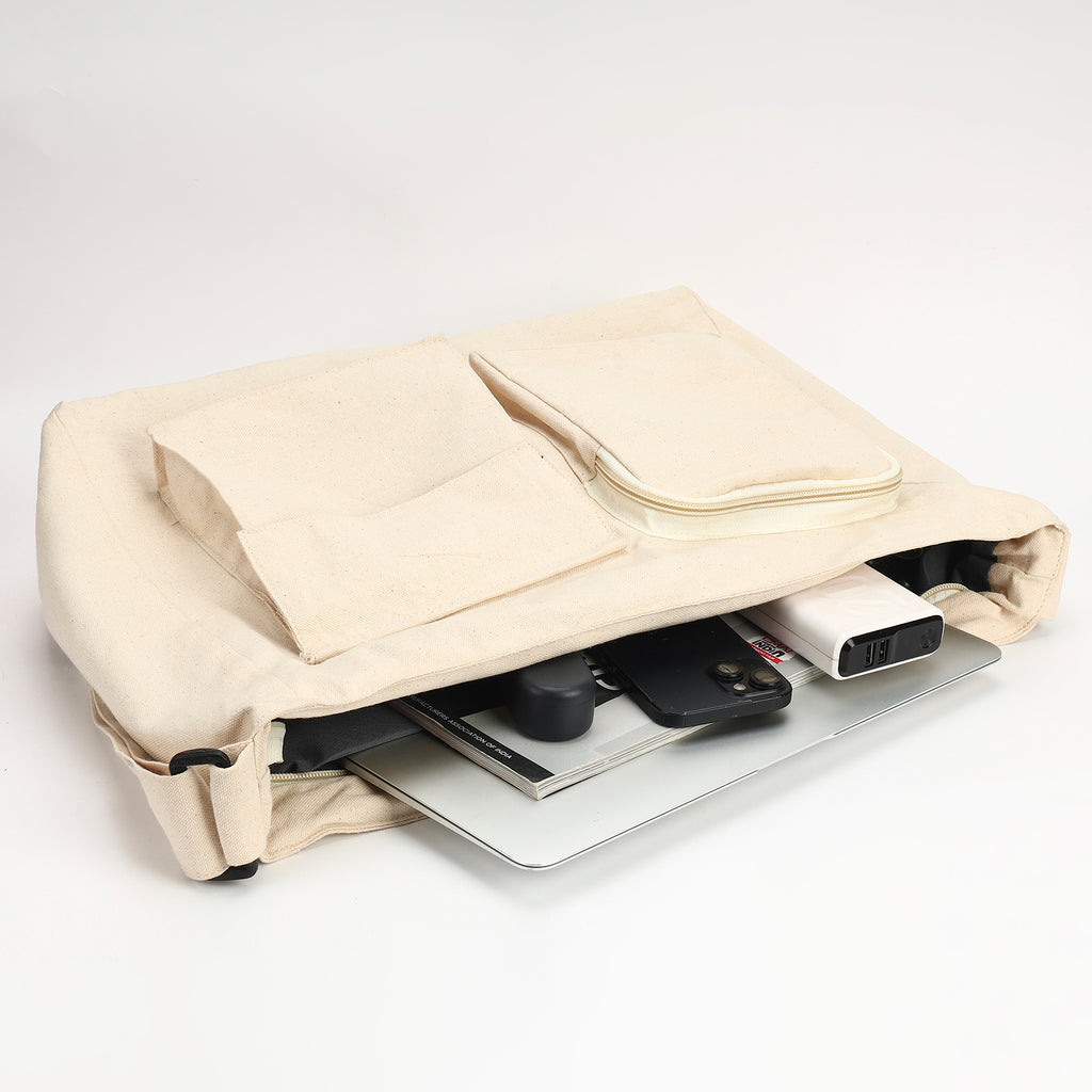 White Letter Bag