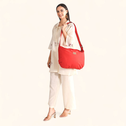 Red Hobo Bag