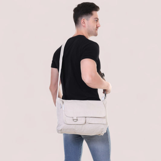 White Letter Bag