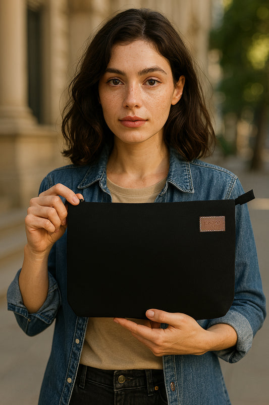 BLACK LAPTOP SLEEVE