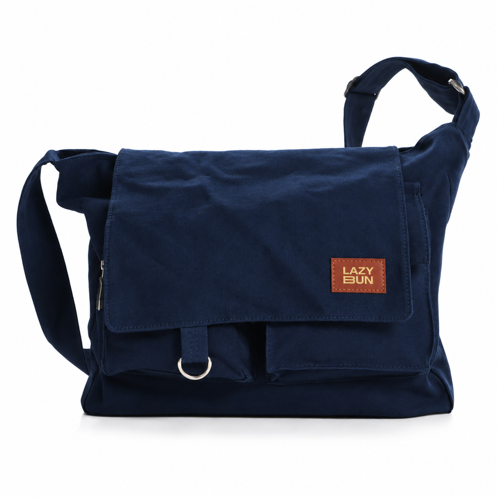 Navy Blue Letter Bag