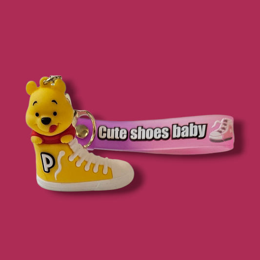 Winnie the Pooh Sneaker Keychain